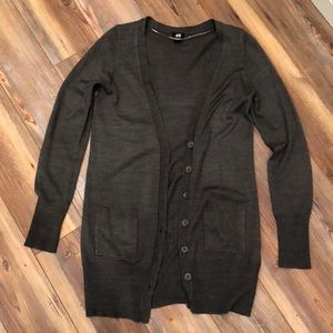 H&M Long Cardigan - Taupe